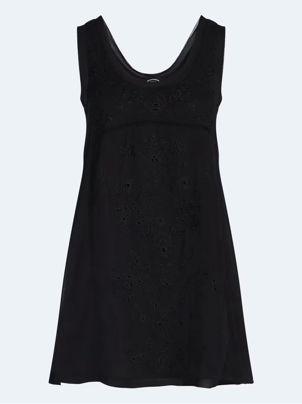 Embroidered mini dress - Picture 5 of 5